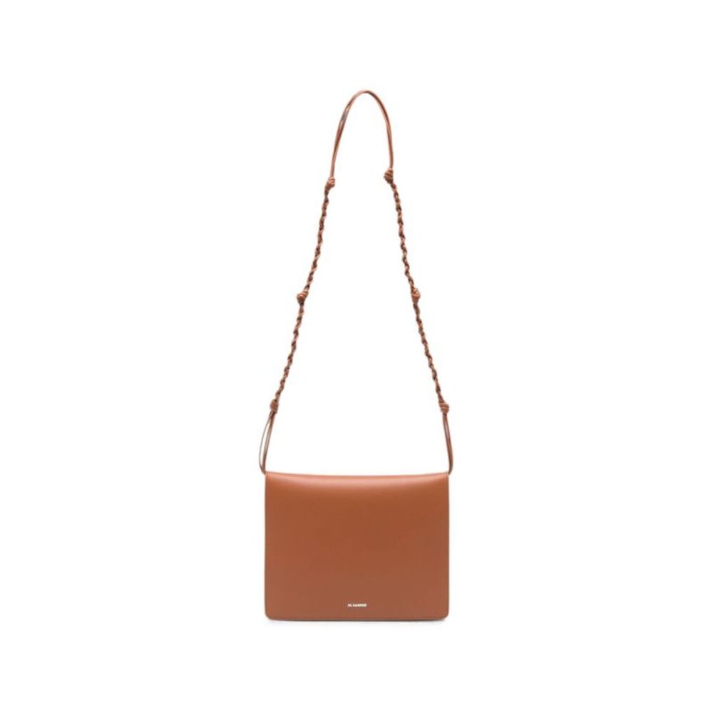 Jil Sander Men Tangle Medium Leather Crossbody Bag